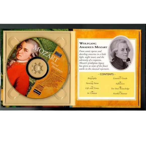NEW Mozart Musical Masterpieces The Classic Composers Series CD Booklet - Picture 3 of 3
